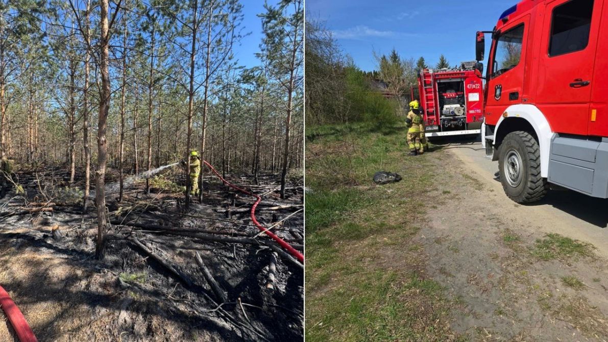Chotomów: Sytuacja robi się groźna. Pożary wybuchają coraz częściej
