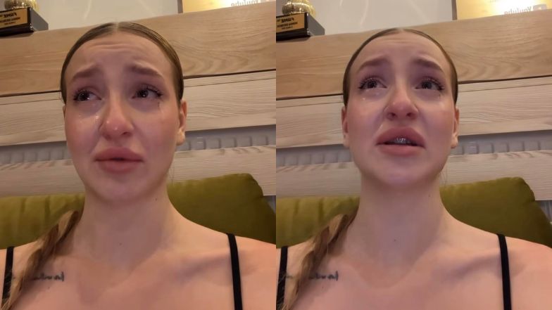 Zapłakana Monika Kociołek opowiada o sprzeczce z sąsiadką