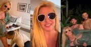 Britney Spears imprezowała całą noc z grupą mężczyzn. Jeden z nich LIZAŁ JEJ NOGĘ (WIDEO)