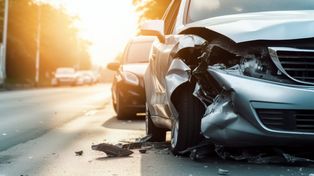 Poważny wypadek koło siedziby sądu w Tarnowie. W nocnym zderzeniu opla z bmw rannych zostało w sumie pięć osób. Wszyscy trafili do szpitala