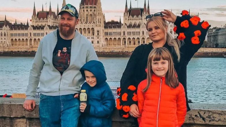Andrzej Gąsienica i Katarzyna Gąsienica z dziećmi