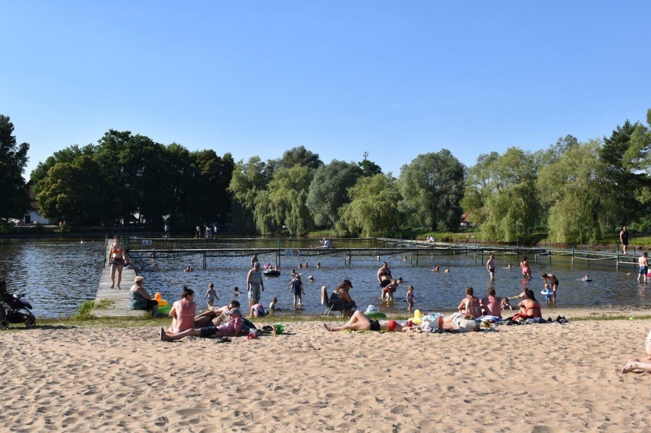 Kąpielisko w Brzezinach, zdjęcia archiwalne