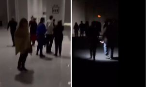 Pierwsze nagranie ze środka budynku. Ludzie w pułapce