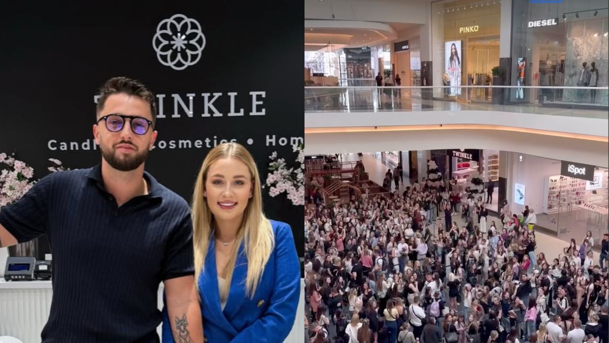 Tłumy na otwarciu sklepu youtuberki