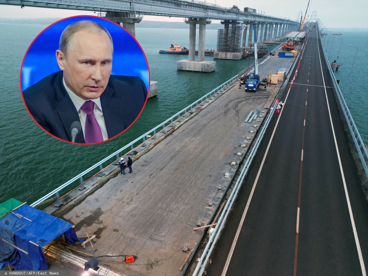 Rosjanie mają problem z zaopatrzeniem z powodu zniszczenia mostów na Krymie