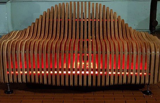 W Katowicach stanęła pulsująca ławka jako symbol bicia serca miasta