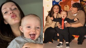 Dominika Serowska relacjonuje pierwsze urodziny syna. Było NA BOGATO: ogromny tort, profesjonalna ścianka... (FOTO)