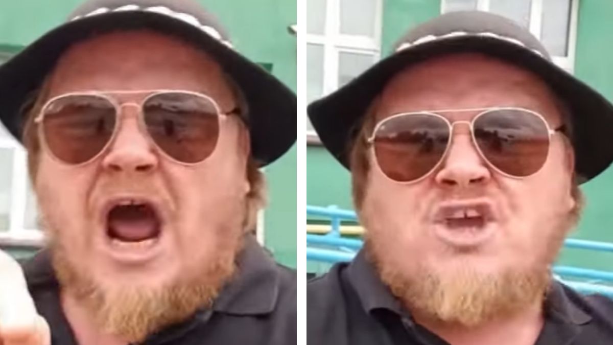 Baca oburzony. "Faszyzm" - krzyczy, mówiąc o szkole podstawowej, która, jak twierdzi, kazała jego dziecku założyć maseczkę