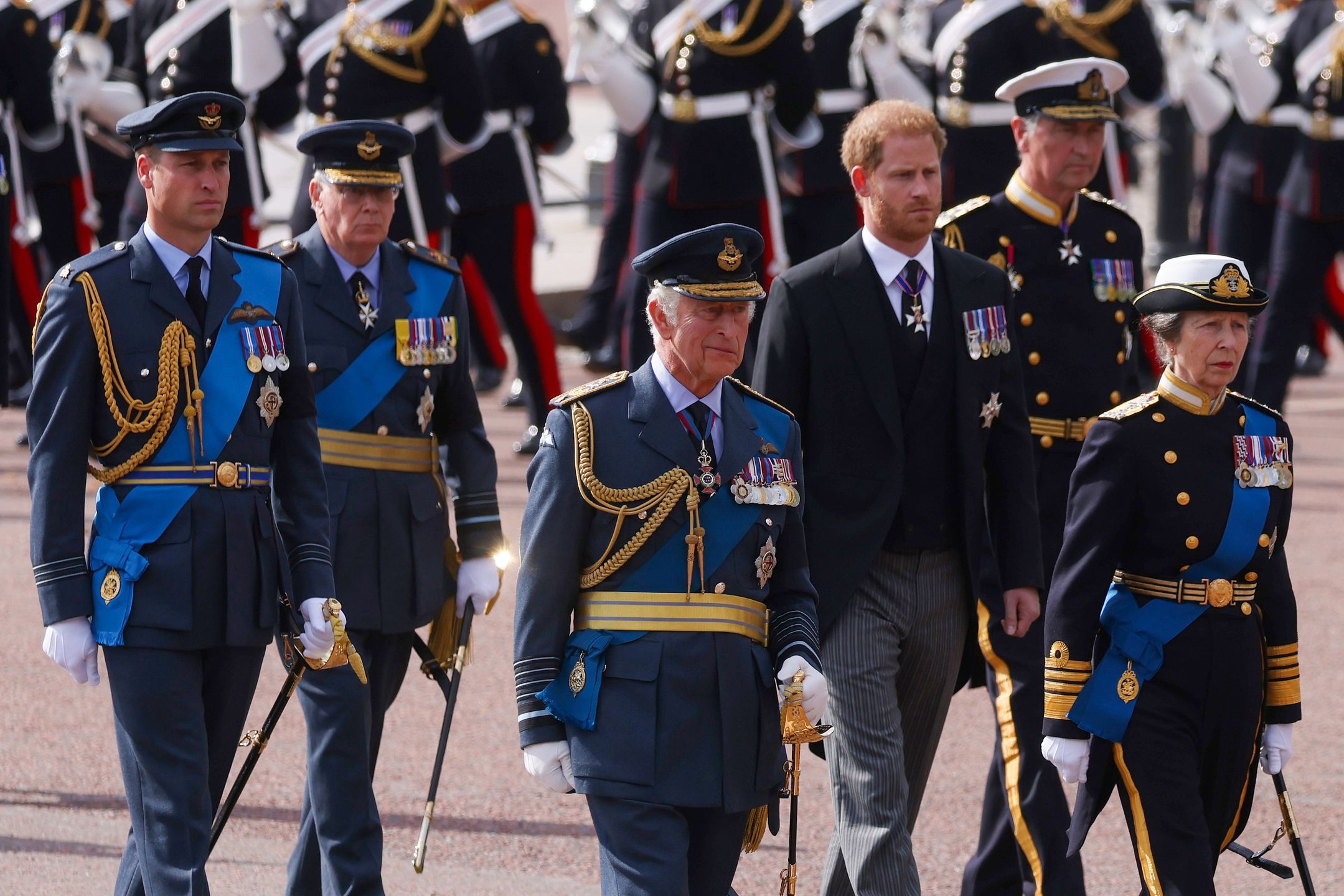 Książę William, książę Harry, Kate Middleton i Meghan Markle