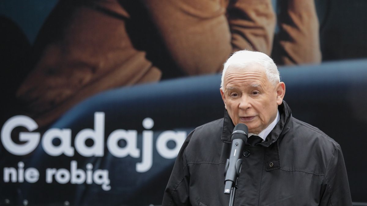 Prezes PiS Jarosław Kaczyński
