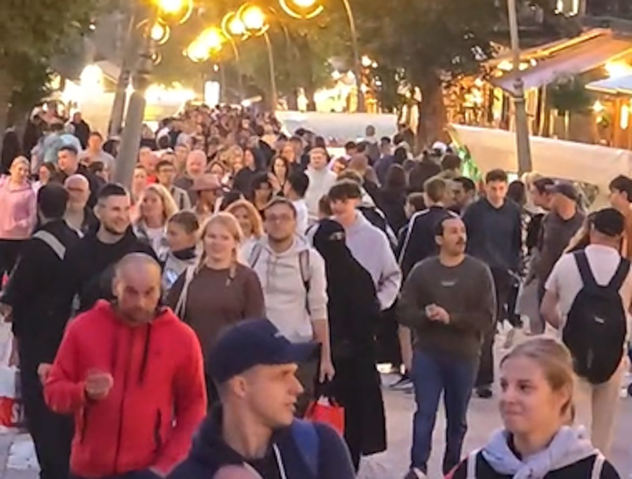 Było przed godz. 20:00. Nagranie z Krupówek