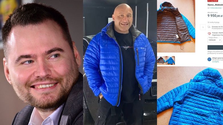 Marcin Najman wystawił na aukcję WOŚP swoją kurtkę