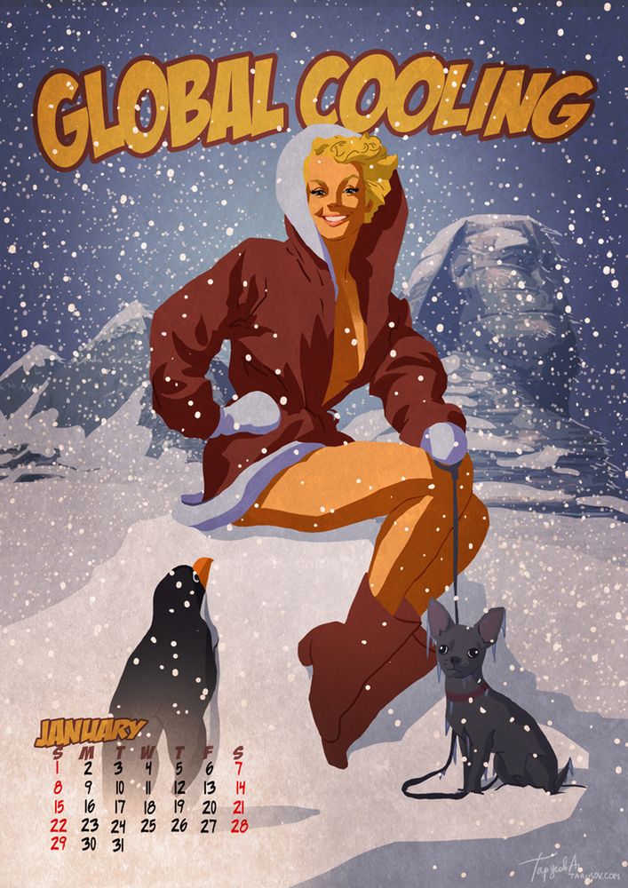 Apokaliptyczny kalendarz w stylu pin-up [+18] 2