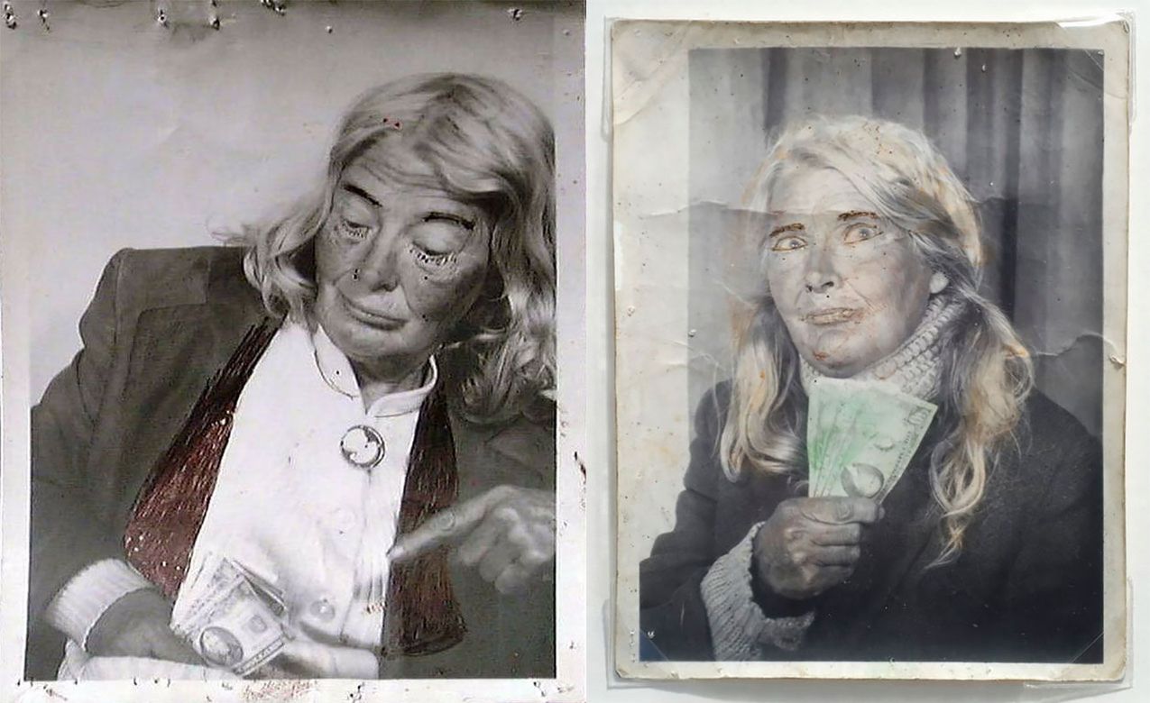 Bezdomna artystka zmieniła budkę fotograficzną w swoje studio 9