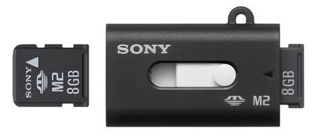 Dwa razy większa karta Memory Stick Micro (M2) 1