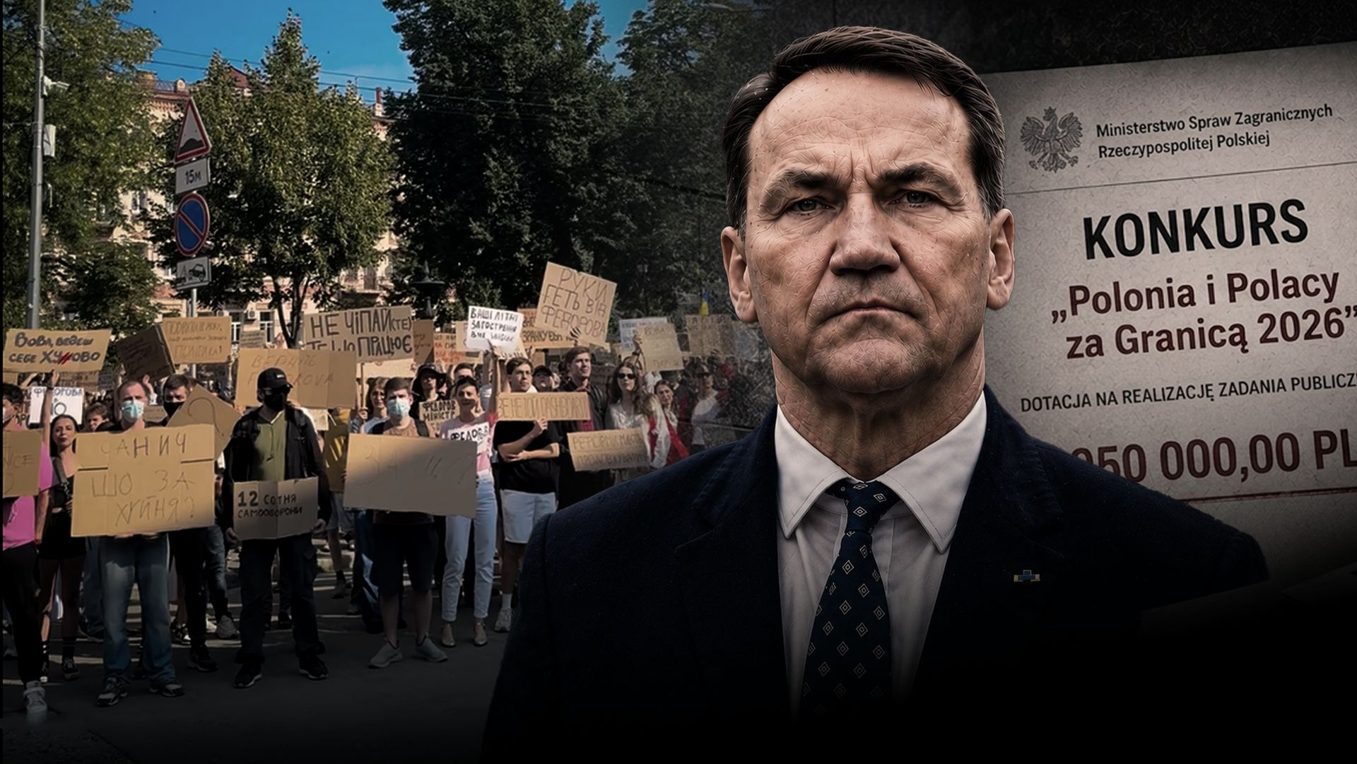 Zełenski wyrzuca ministra, protesty w Kijowie, miliony z MSZ wbrew regulaminowi [SKRÓT PORANKA]