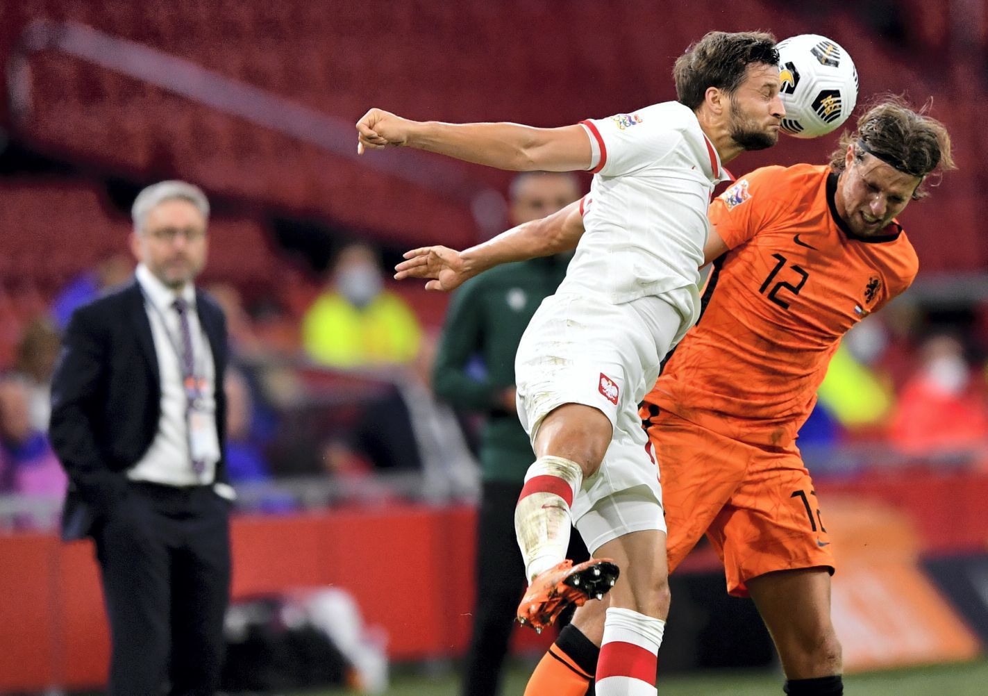 Mecz Holandia - Polska. Jerzy Brzęczek się ośmiesza. Jest zadowolony po grze Polaków