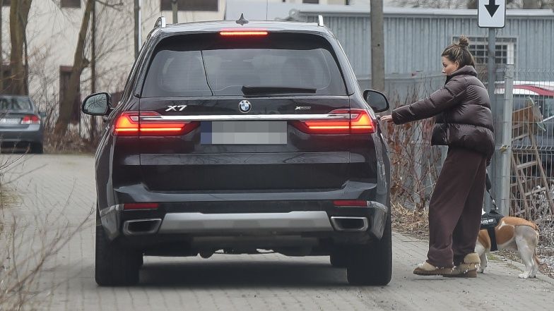 Małgorzata Rozenek i Radosław Majdan z Georgem u weterynarza