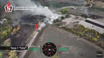 Pancerna szarża Ukraińców koordynowana dronem. Rosjanie byli bez szans