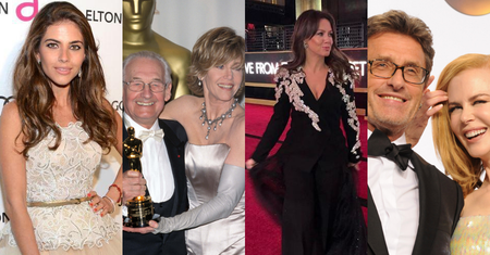 Polacy na Oscarach: Pawlikowski z Kidman, Wajda z Fondą, elegancka Rusin, opalona Rosati... (ZDJĘCIA)