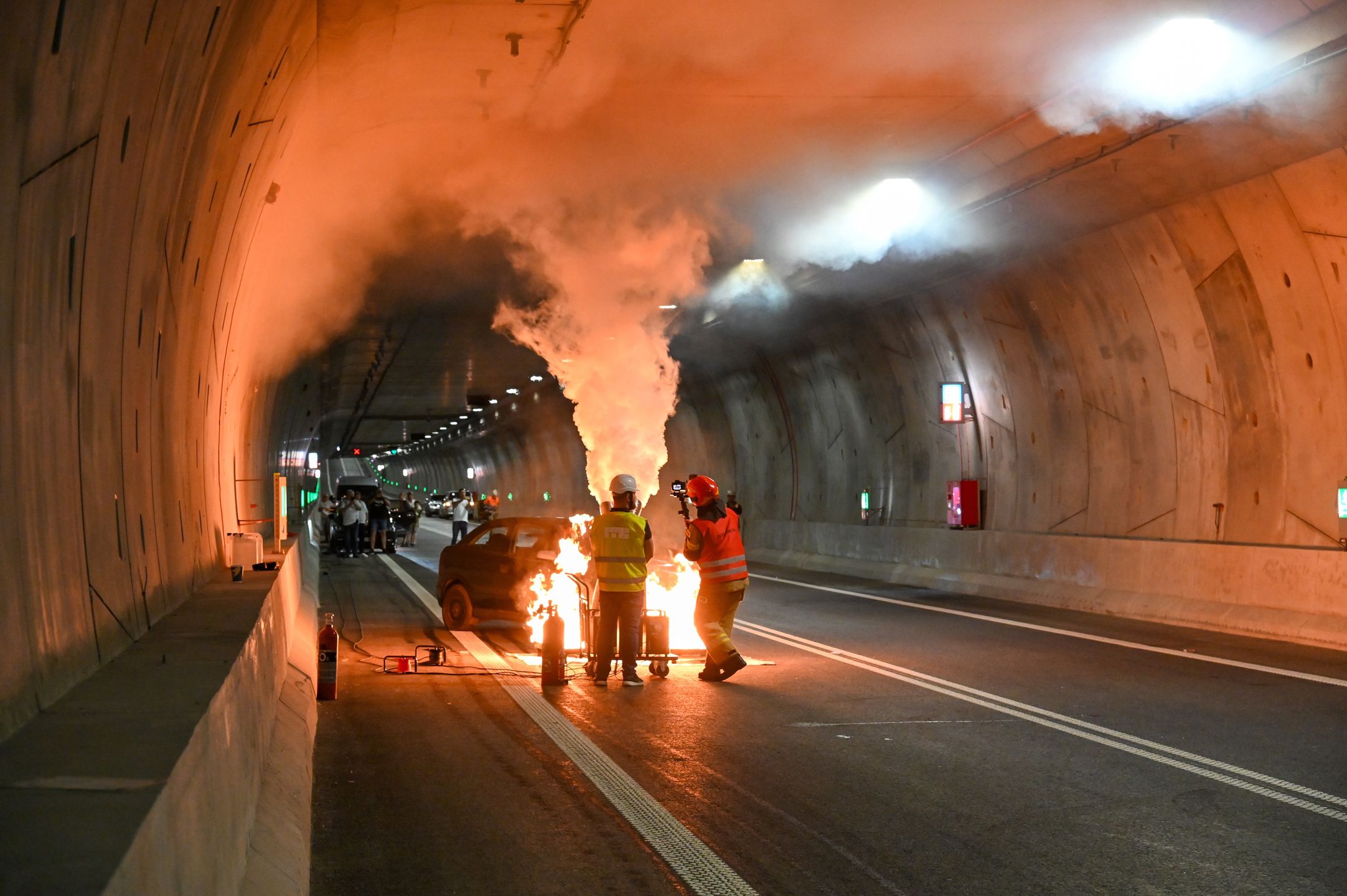 Ćwiczenia w tunelu pod Świną