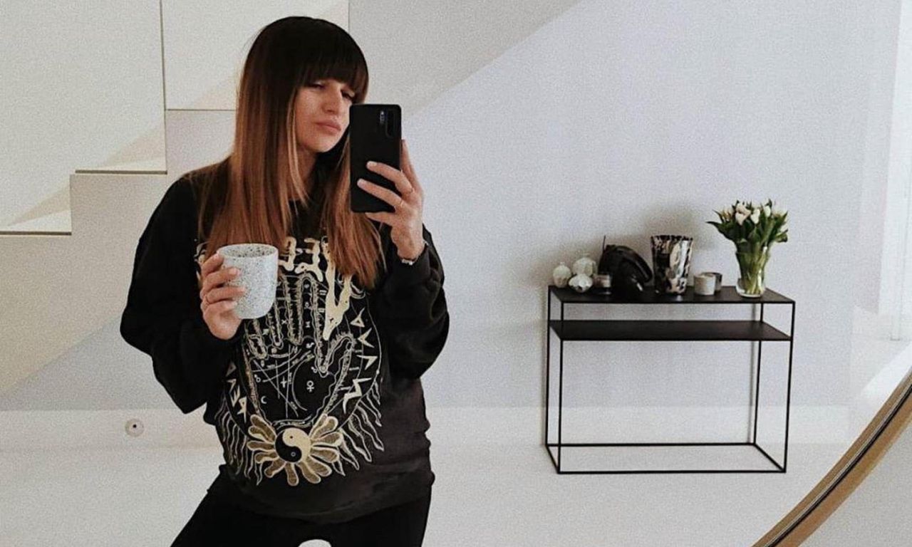 Anna Lewandowska pokazała salon. Uwagę zwraca nietypowy element wystoju