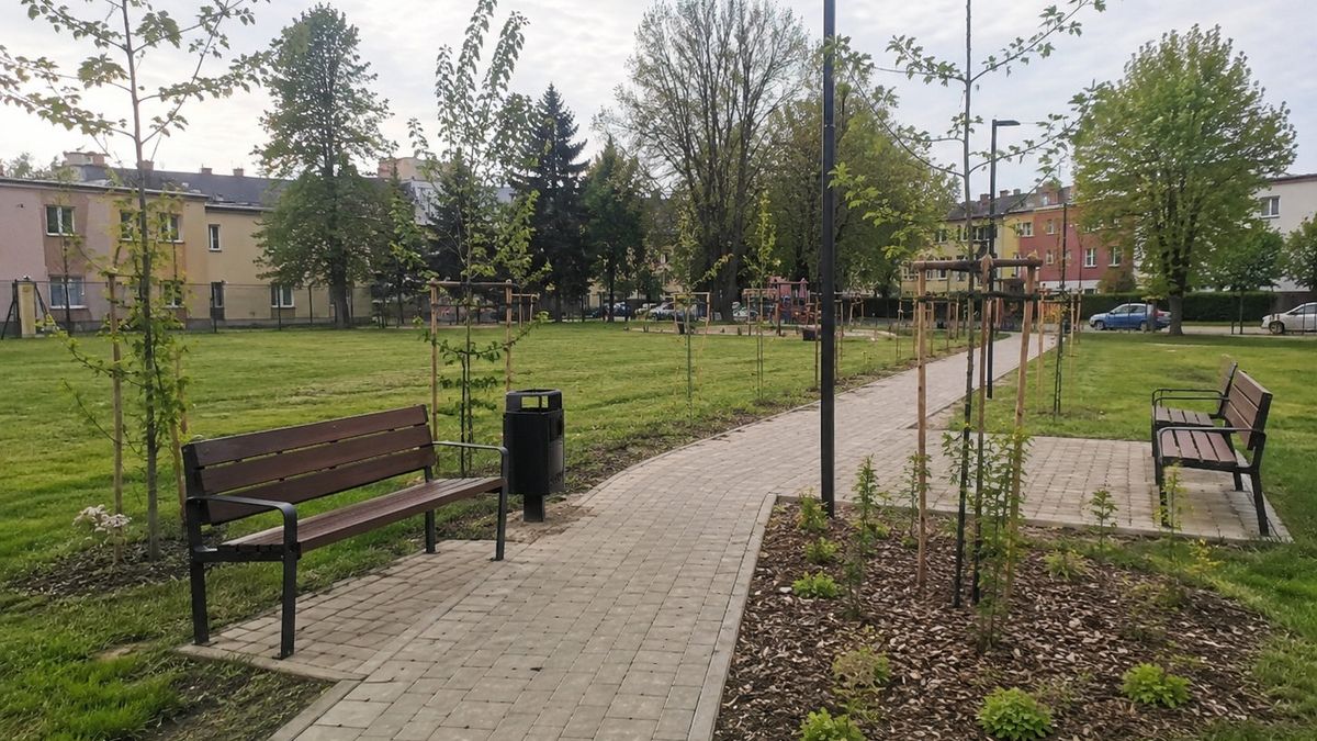 Nowy park we Włocławku