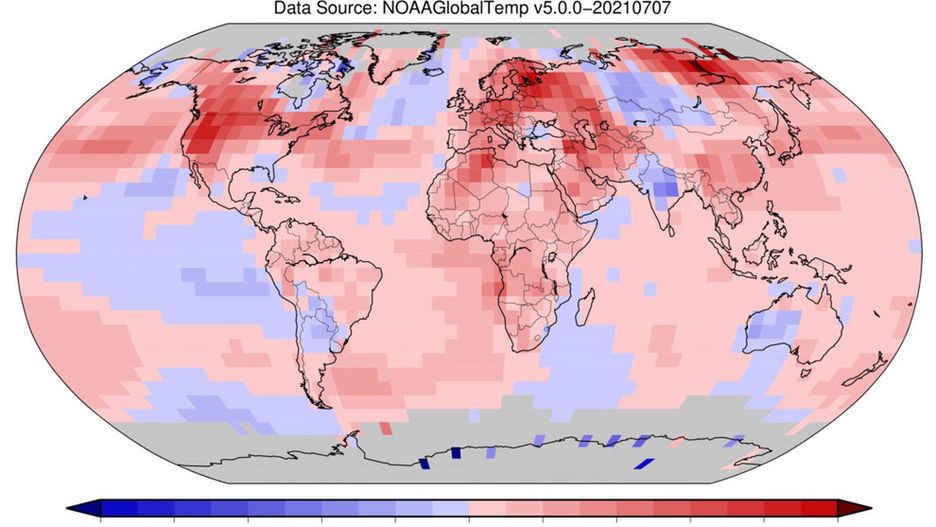 Średnia globalna temperatur wzrasta w niepokojącym tempie.