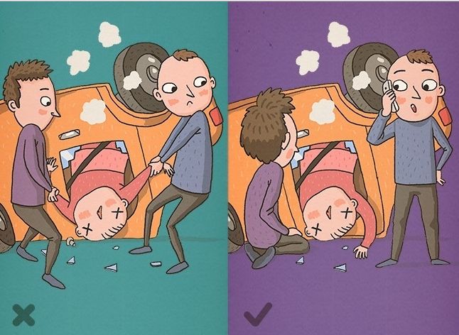 Pierwsza pomoc w czasie wypadku samochodowego