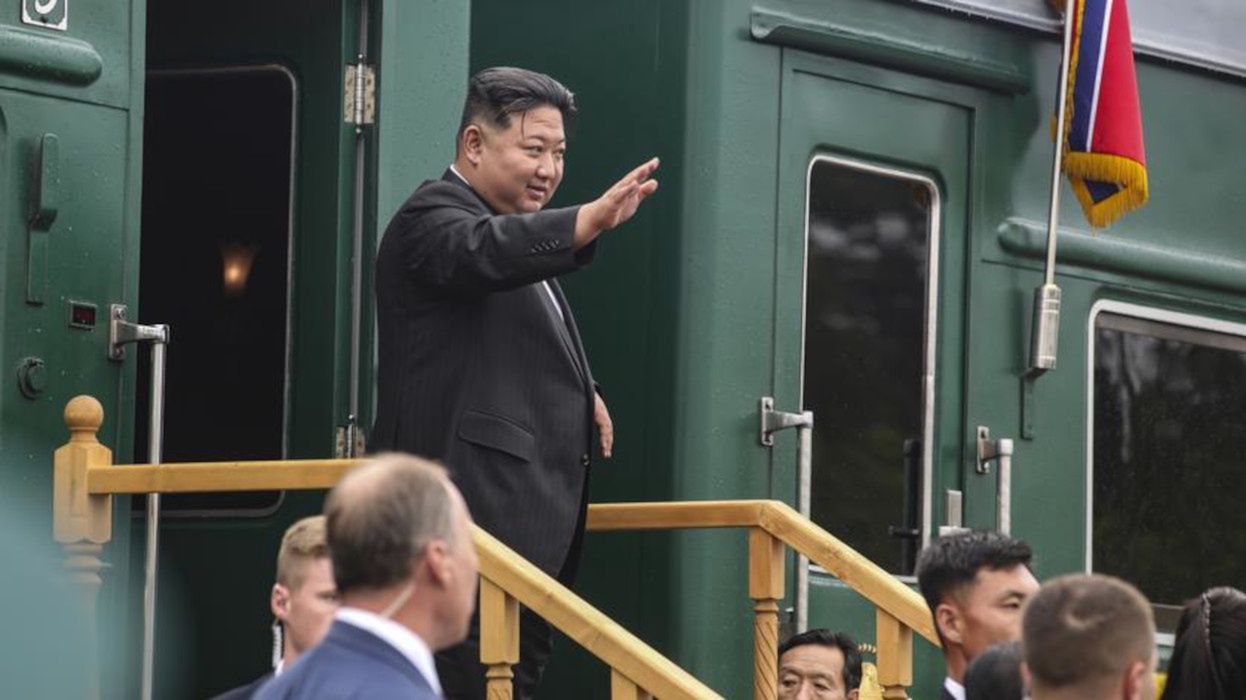 Kim Dzong Un podczas wizyty w Rosji