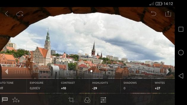 Lightroom Mobile - edycja zdjęcia