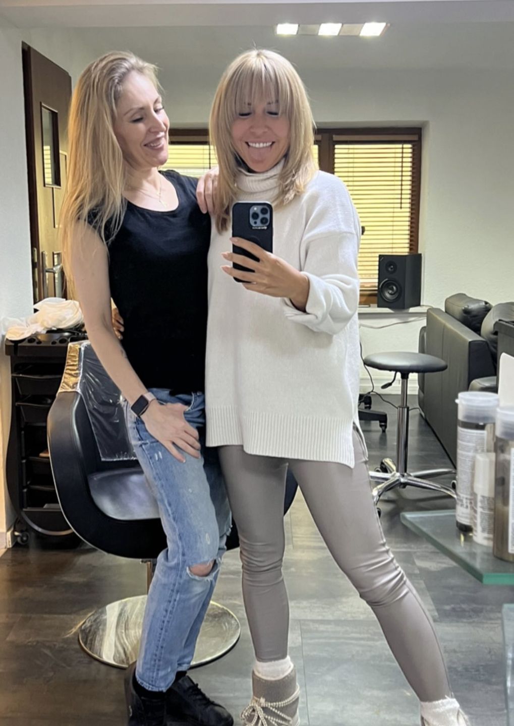 Blanka Lipińska w grzywce typu "curtain"Instagram/blanka_lipinska