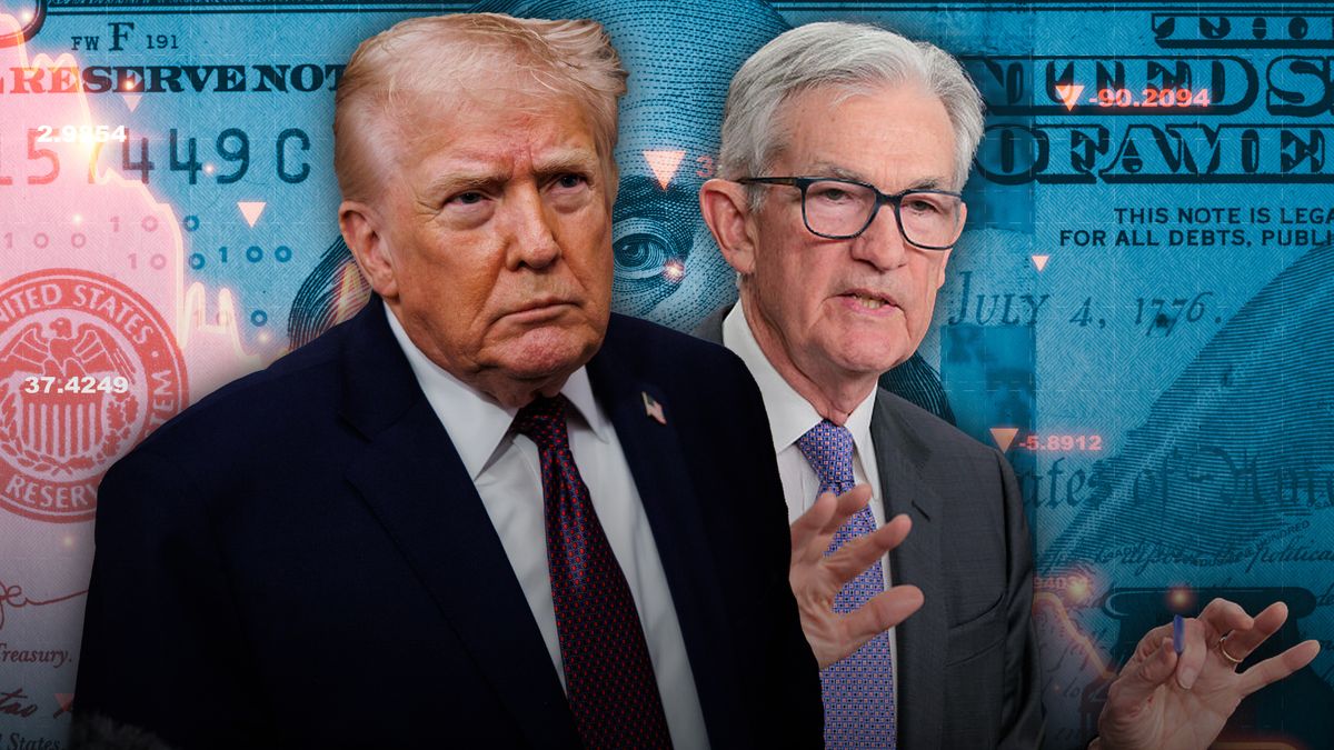 Donald Trump i Jerome Powell