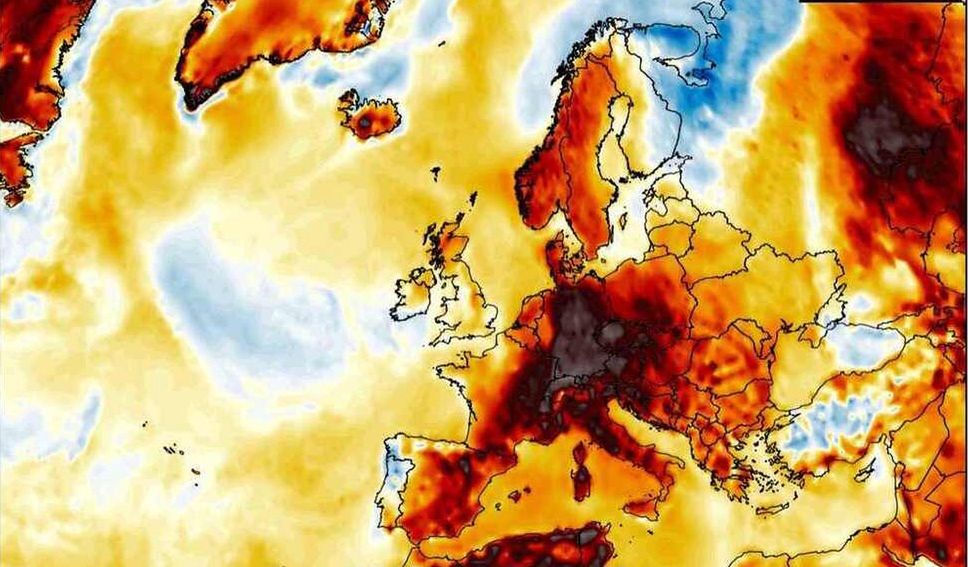 Czekają nas upały. "Autostrada gorącego powietrza" (mapa pogodowa)