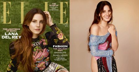 Lana Del Rey zasłania się sukienką
