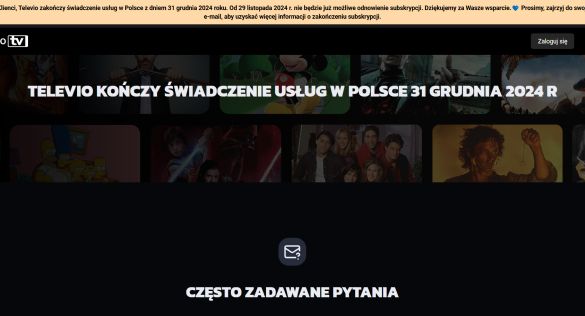 Serwis streamingowy z polskimi kanałami kończy działalność
