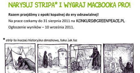 Konkurs Greenpeace – zgarnij MacBooka Pro!