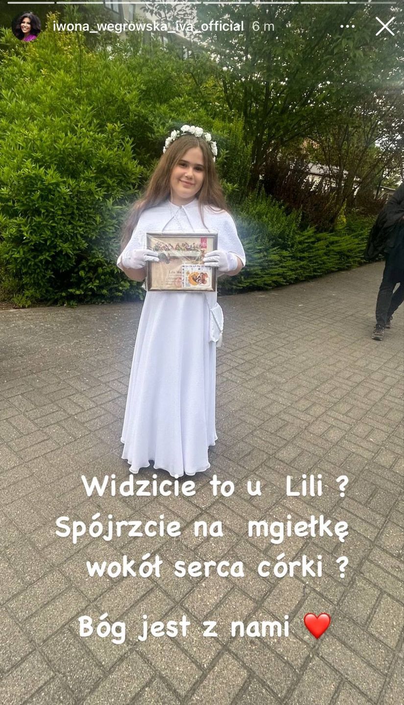 Iwona Węgrowska pokazała, jak jej córka wyglądała w sukience