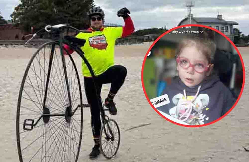 Zielona Góra: Okrążył Polskę na bicyklu dla chorej córeczki