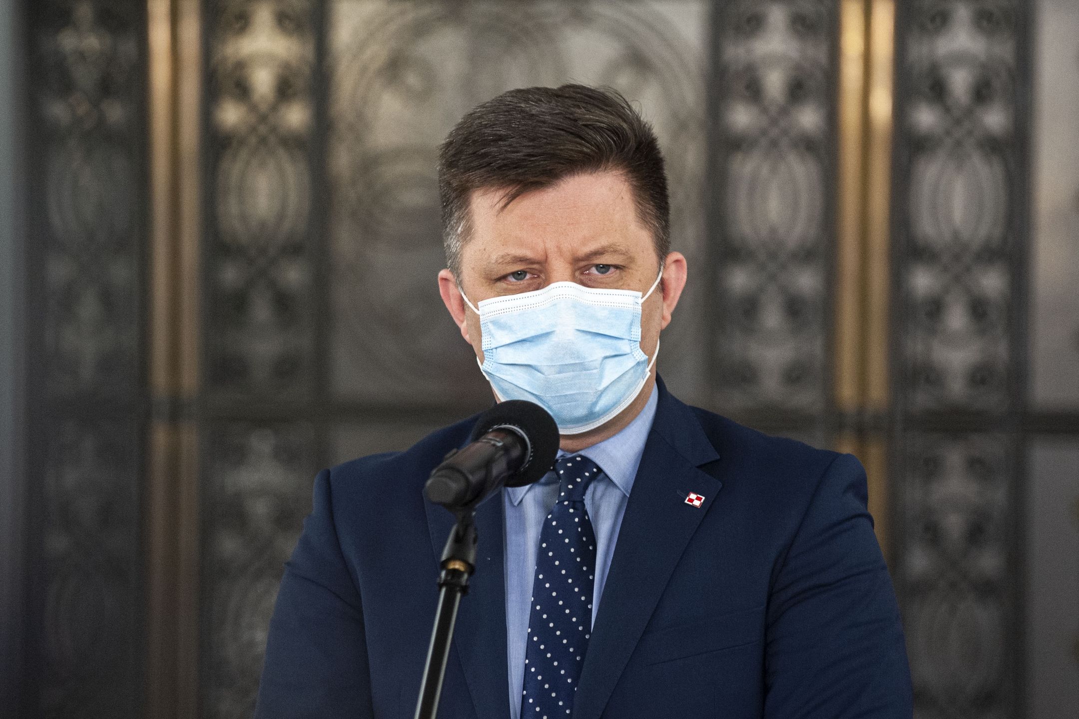 20.03.2021 WARSZAWA SEJM
KONFERENCJA MINISTRA ZDROWIA PO POSIEDZENIU RZADOWEGO ZESPOLU ZARZADZANIA KRYZYSOWEGO
N/Z MICHAL DWORCZYK
FOT  / FOTONEWS
