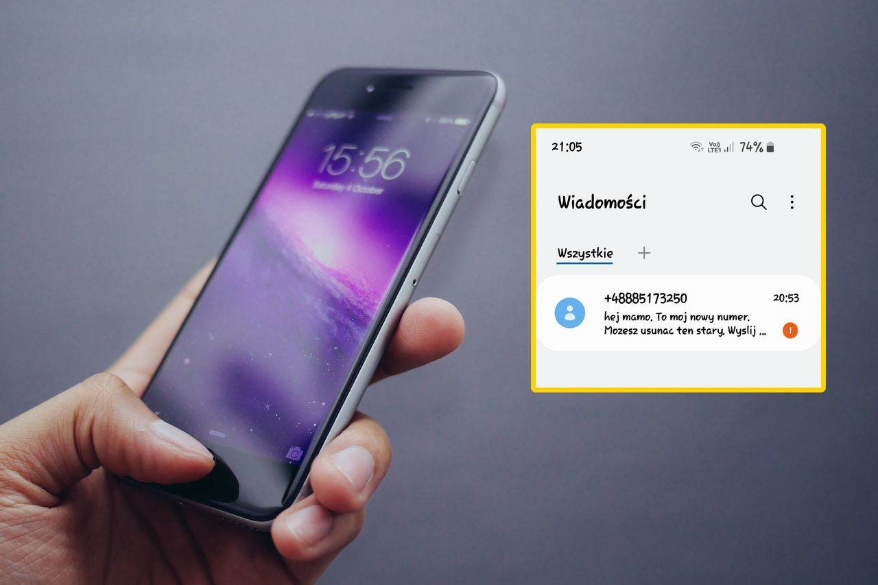 Fałszywy SMS