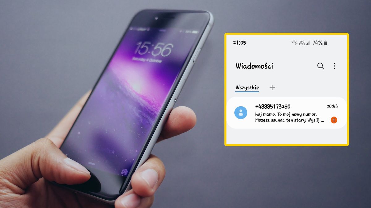 Fałszywy SMS