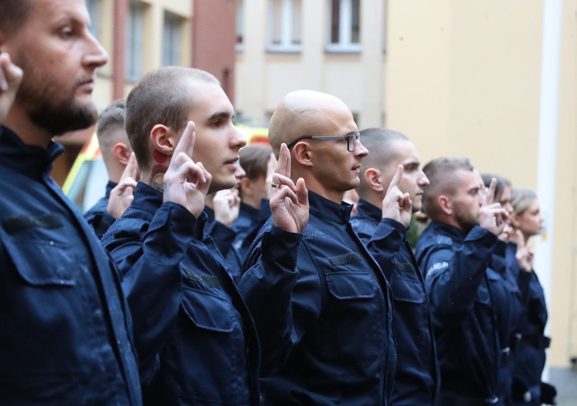 Ślubowanie policjantów w Szczecinie