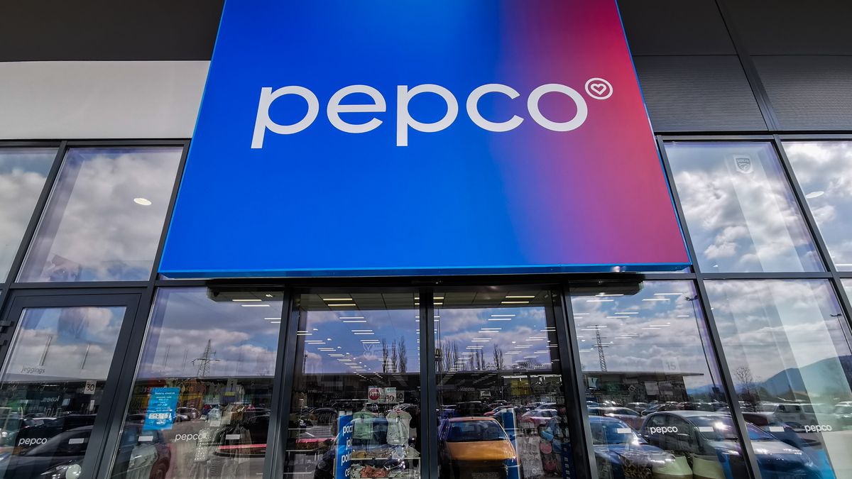 Pepco logo is seen on Pepco discount store in Andrychow, Poland on April 23, 2022.  (Photo by Beata Zawrzel/NurPhoto via Getty Images)