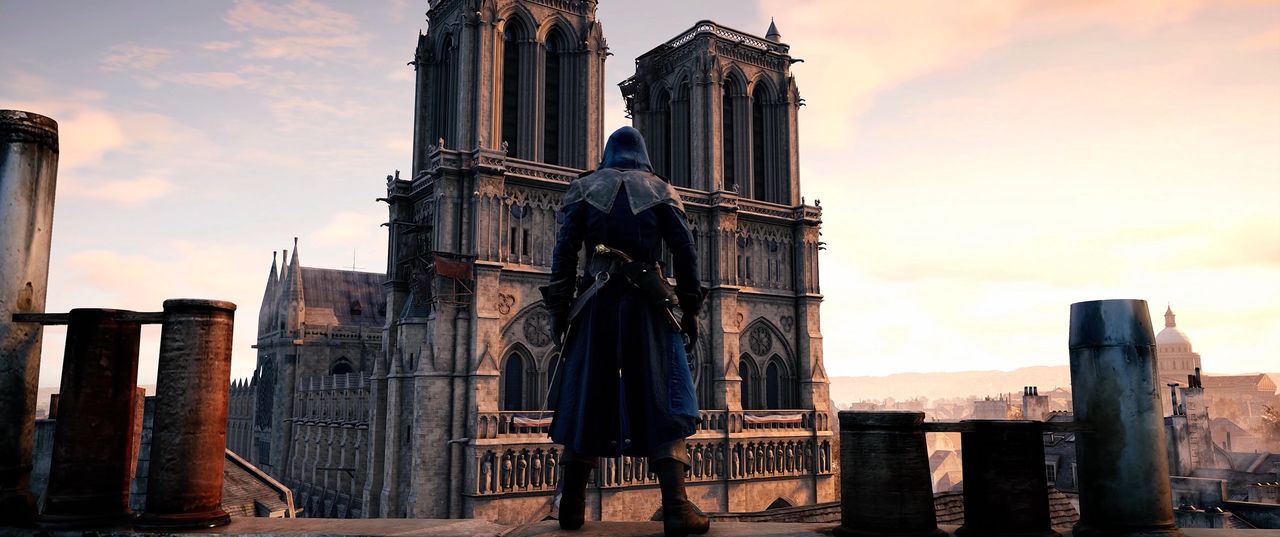 Assassin's Creed: Unity zasłynęło doskonałym odwzorowaniem Paryża z okresu rewolucji.