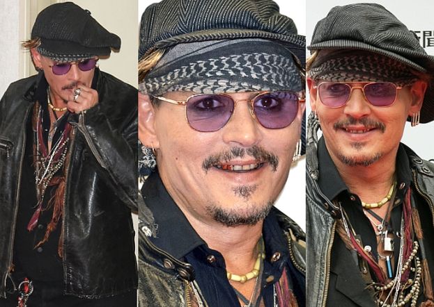 Zmęczony 53-letni Johnny Depp w Japonii (ZDJĘCIA)
