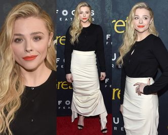 Zgrabna Chloe Grace Moretz pozuje na premierze horroru