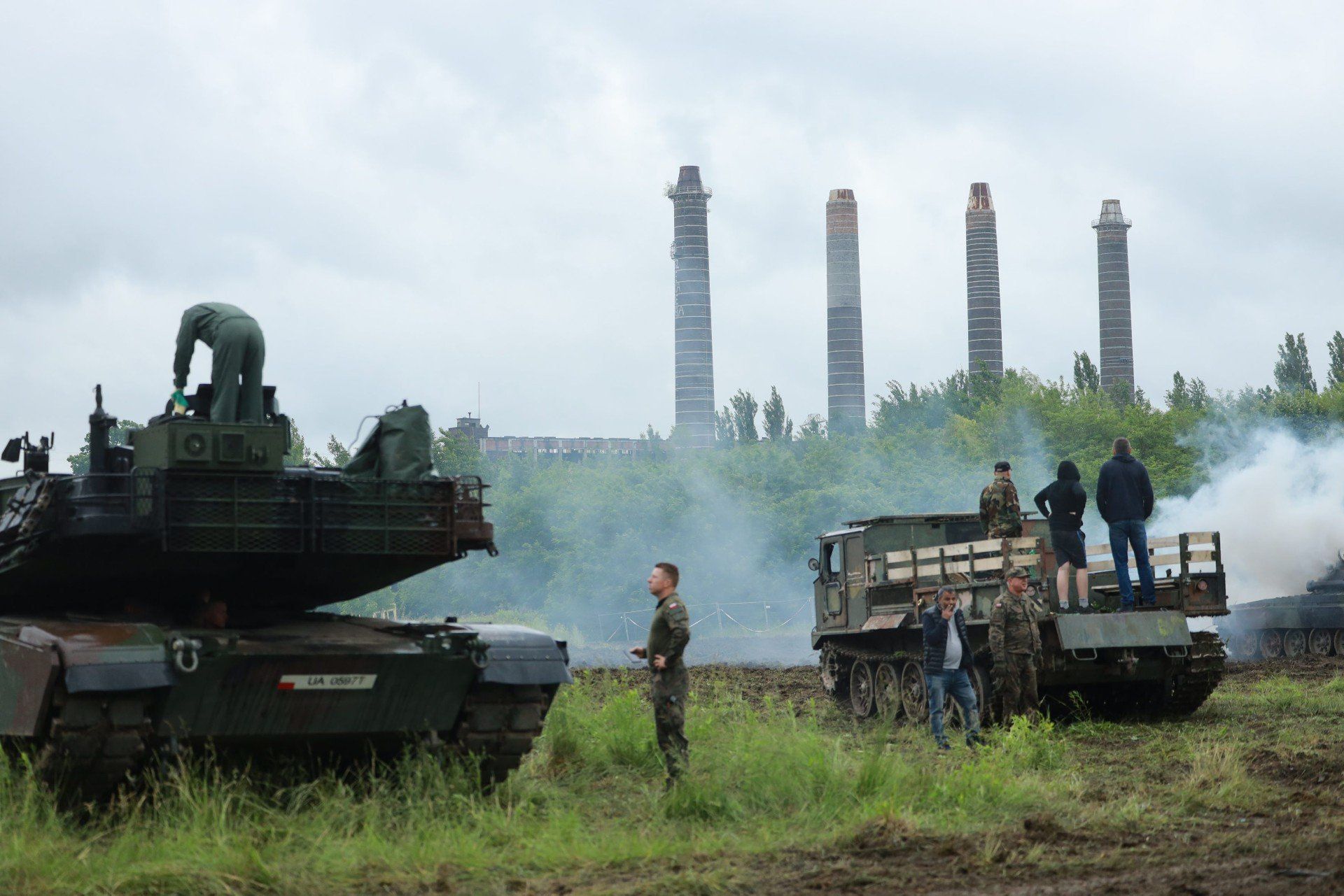Śląskie manewry militarne w Bytomiu