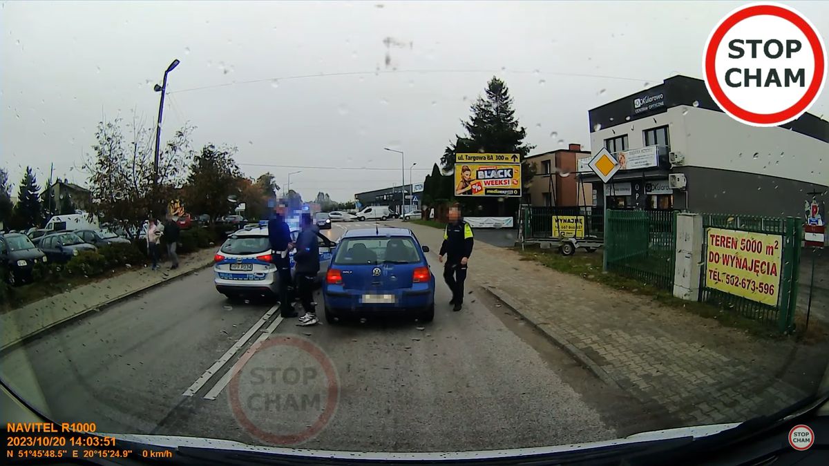 Pił piwo w trakcie jazdy. Spektakularna reakcja policji