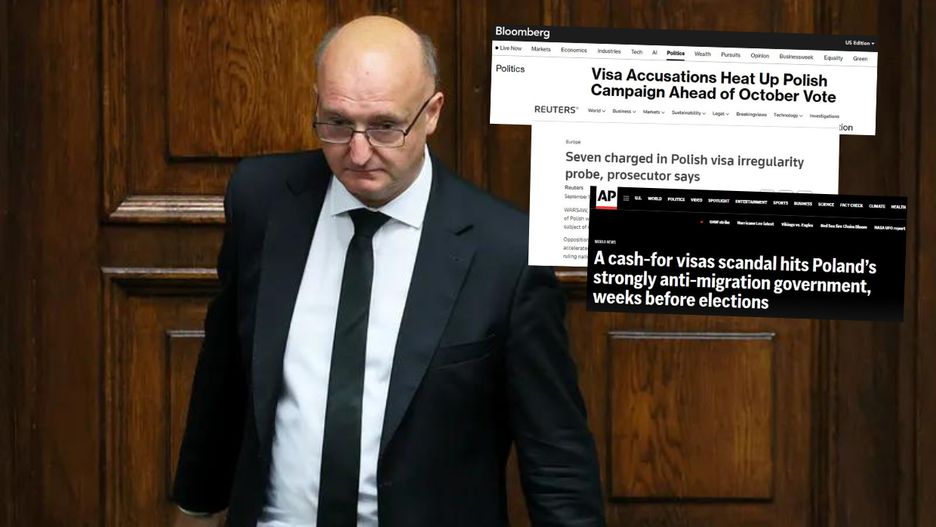 Zagraniczne media o aferze wizowej w Polsce
